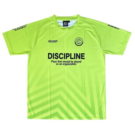 Green football team uniform - Pure color football sports shirt