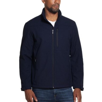 2026 Hot sale Weatherproof Midweight Soft Shell Jackets for Men Water Resistant Windbreaker with Stand Collar