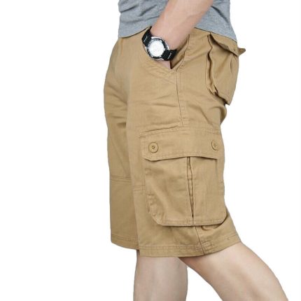 Men's Workwear 11" Shorts With Mulity Pockets Knee-length Cargo Pants